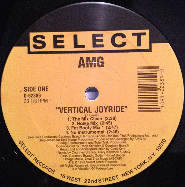 AMG : Vertical Joyride (12")