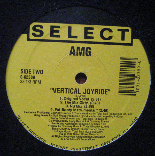 AMG : Vertical Joyride (12")