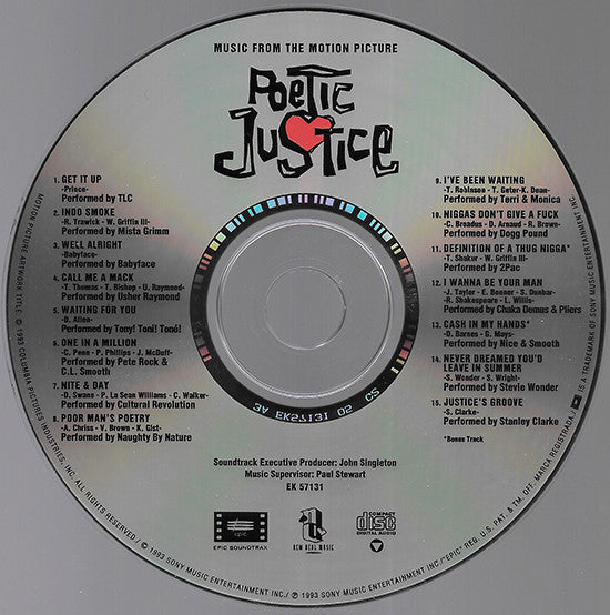 Various : Poetic Justice (Music From The Motion Picture) (CD, Comp)