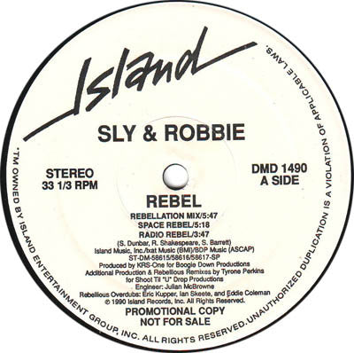 Sly & Robbie : Rebel (12", Promo)