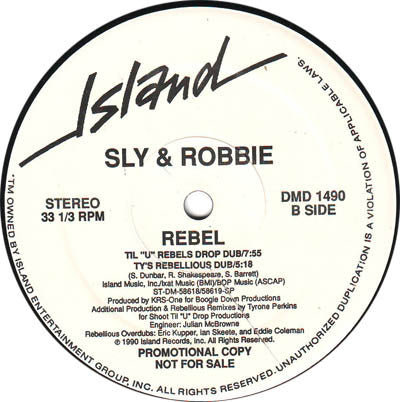 Sly & Robbie : Rebel (12", Promo)