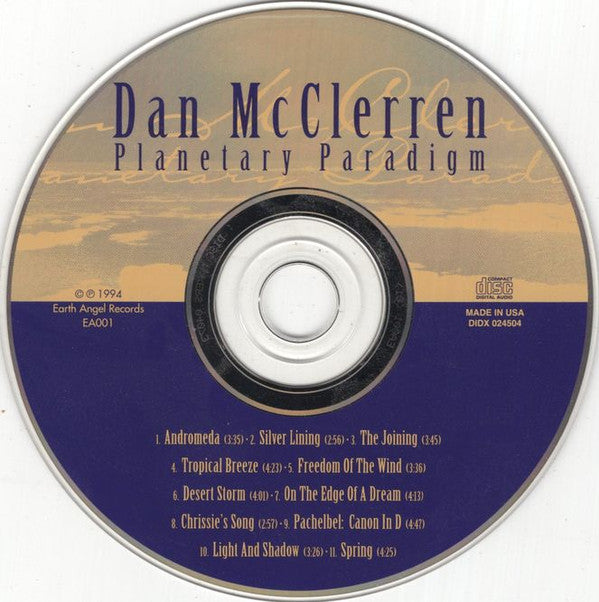 Dan McClerren : Planetary Paradigm (CD)