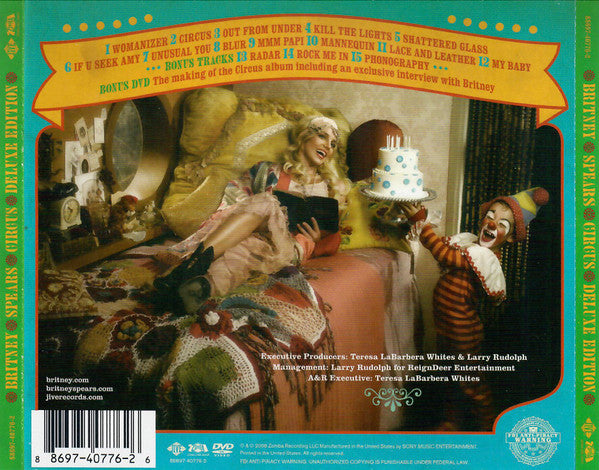 Britney Spears : Circus (CD, Album + DVD, NTSC + Dlx)