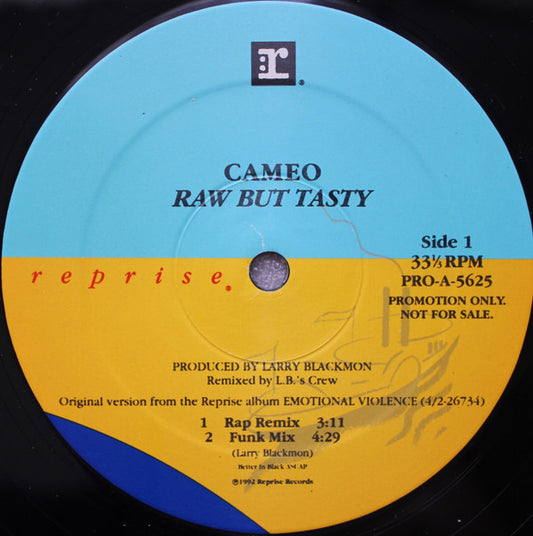 Cameo : Raw But Tasty (12", Promo)
