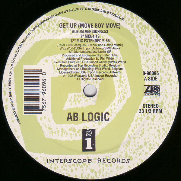 AB Logic : Get Up (Move Boy Move) (12")