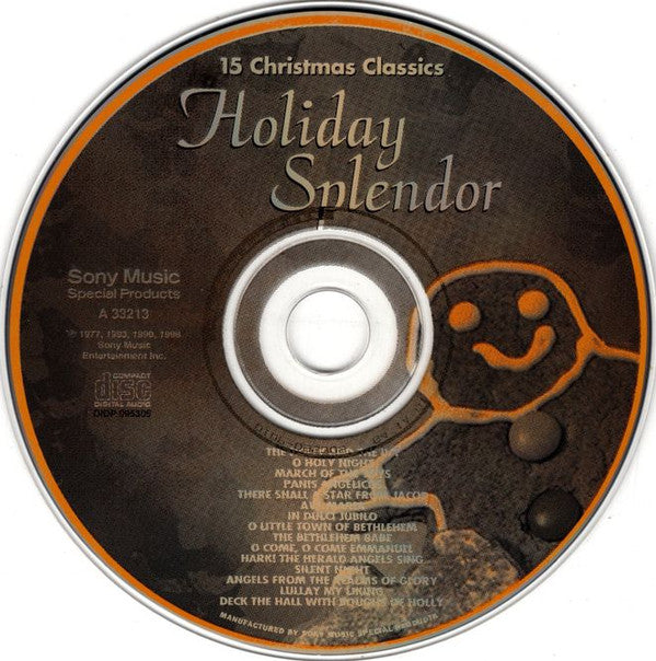 Various : 15 Christmas Classics - Holiday Splendor (CD, Comp)