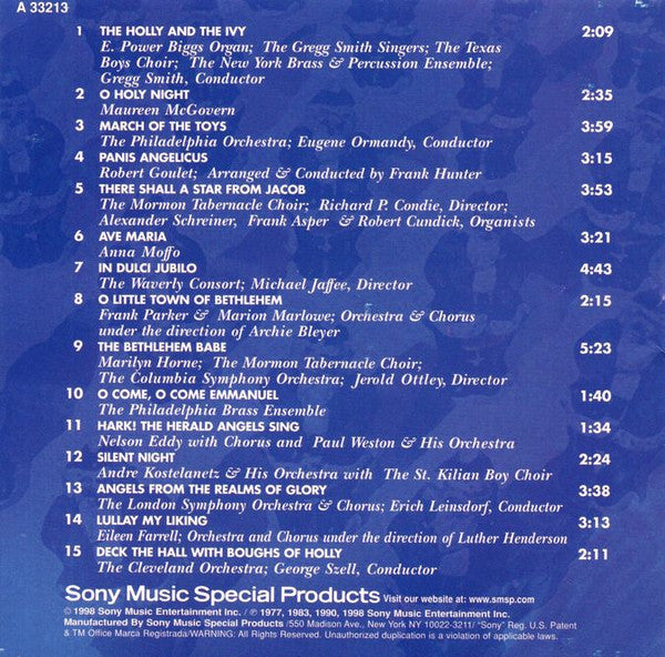 Various : 15 Christmas Classics - Holiday Splendor (CD, Comp)