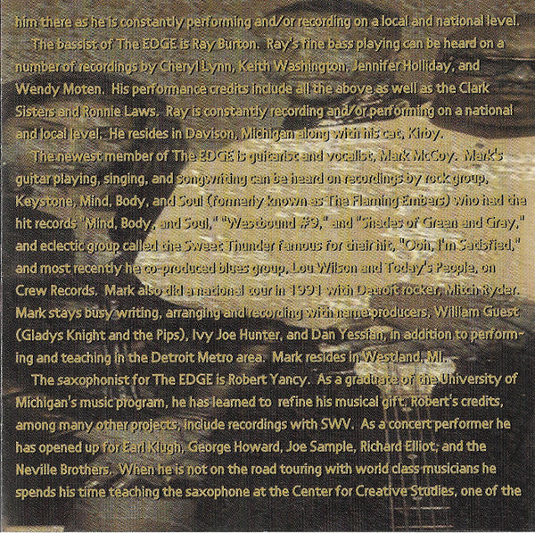 The Edge (143) : In Pursuit of Phatness (CD, Album)