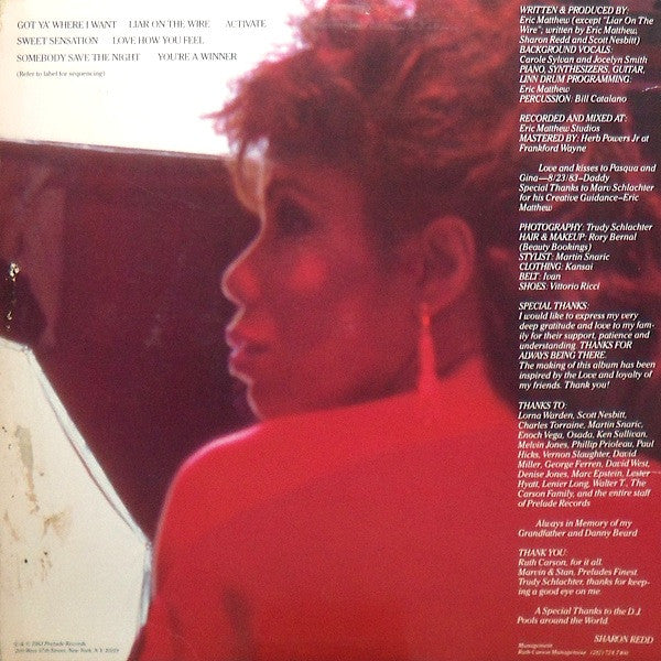 Sharon Redd : Love How You Feel (LP, Album)