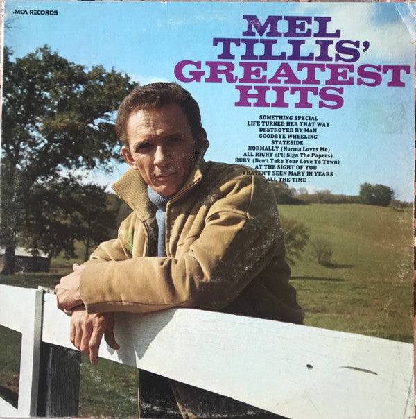 Mel Tillis : Mel Tillis' Greatest Hits (LP, Comp, RE)