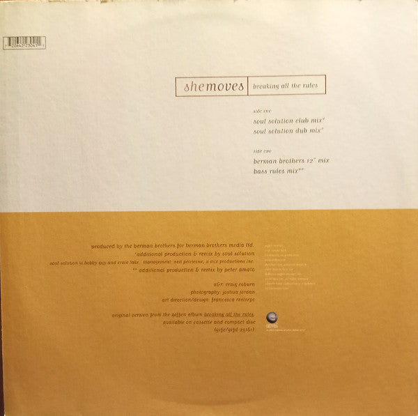 She Moves : Breaking All The Rules (12")