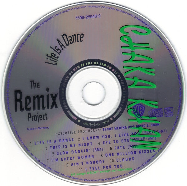 Chaka Khan : Life Is A Dance - The Remix Project (CD, Comp, RE)