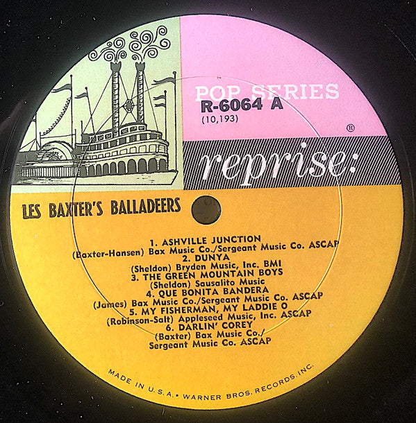 Les Baxter's Balladeers : Les Baxter's Balladeers (LP, Album, Mono, Tri)