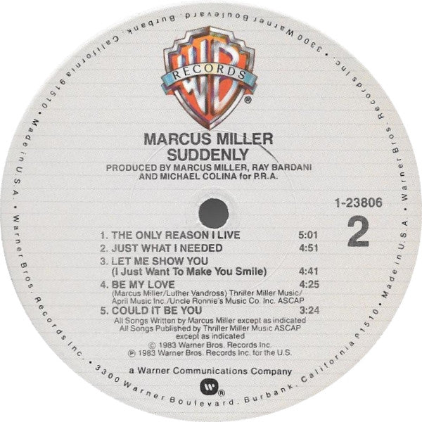 Marcus Miller : Suddenly (LP, Album)