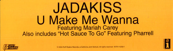 Jadakiss Featuring Mariah Carey : U Make Me Wanna (12")