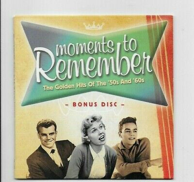 Various : Moments To Remember - The Golden Hits Of The '50s And '60s (4xCD, Comp)