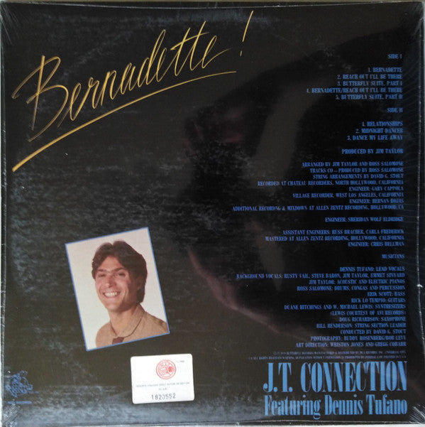 J.T. Connection Featuring Dennis Tufano : Bernadette (LP, Album)