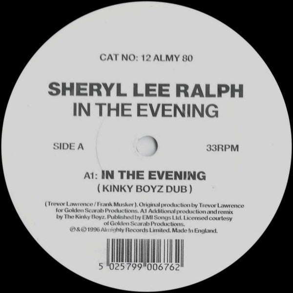 Sheryl Lee Ralph : In The Evening (12")