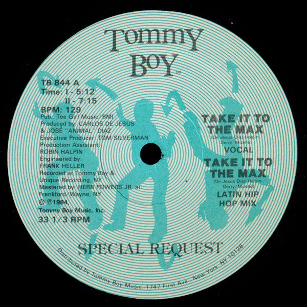 Special Request (2) : Take It To The Max (12")