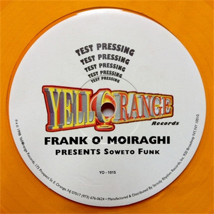 Frank 'O Moiraghi Presents Soweto Funk : Hey D.J. (12", TP, Ora)