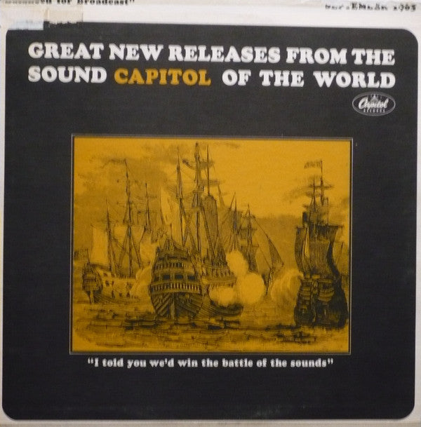 Various : Great New Releases From The Sound Capitol Of The World - September 1963 (LP, Comp, Promo)