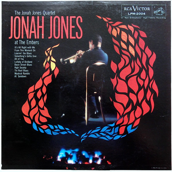 The Jonah Jones Quartet : Jonah Jones At The Embers (LP, Album, Mono, RE)