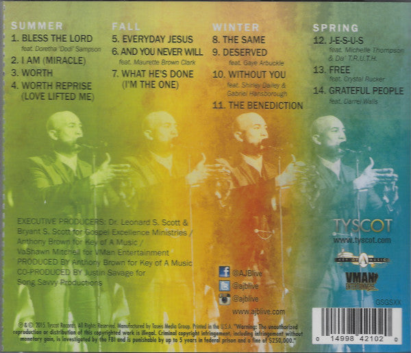 Anthony Brown (10) & Group therAPy (21) : Everyday Jesus (CD, Album)