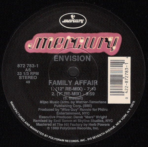 Envision (2) : Family Affair (12")