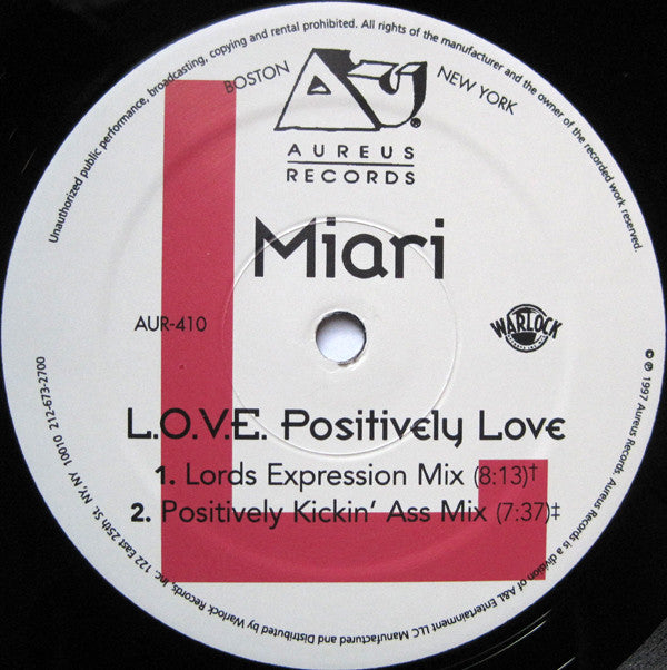 Miari : L.O.V.E. Positively Love (2x12")