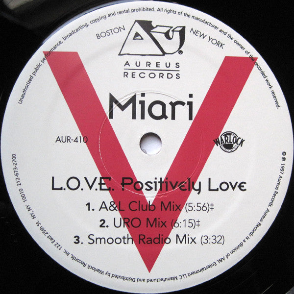Miari : L.O.V.E. Positively Love (2x12")