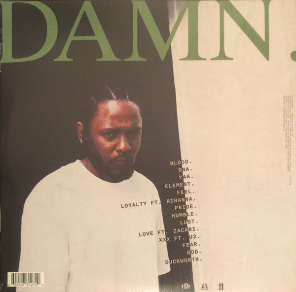 Kendrick Lamar : Damn. (2xLP, Album, Ltd, RE, RP, Gre)