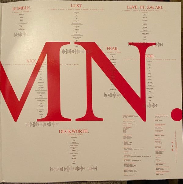 Kendrick Lamar : Damn. (2xLP, Album, Ltd, RE, RP, Gre)