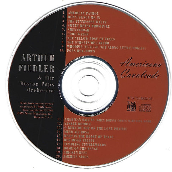 Arthur Fiedler & The Boston Pops Orchestra : Americana Cavalcade (CD, Comp)