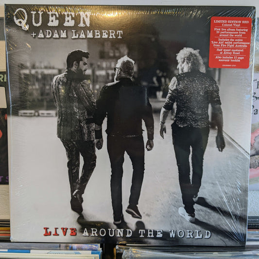 Queen + Adam Lambert : Live Around The World (2xLP, Album, Ltd, Red)