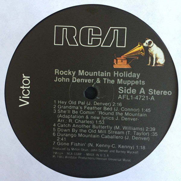 John Denver & The Muppets : Rocky Mountain Holiday (LP, Album)