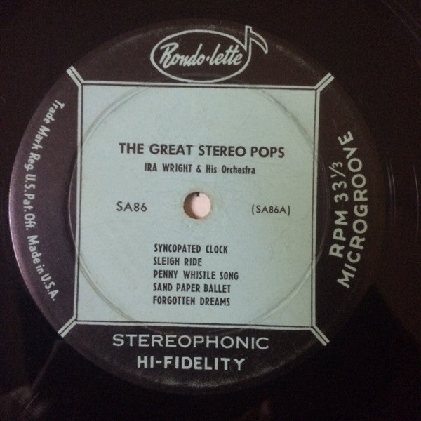 Ira Wright And His Orchestra : The Great Stero Pops of Leroy Anderson (LP)