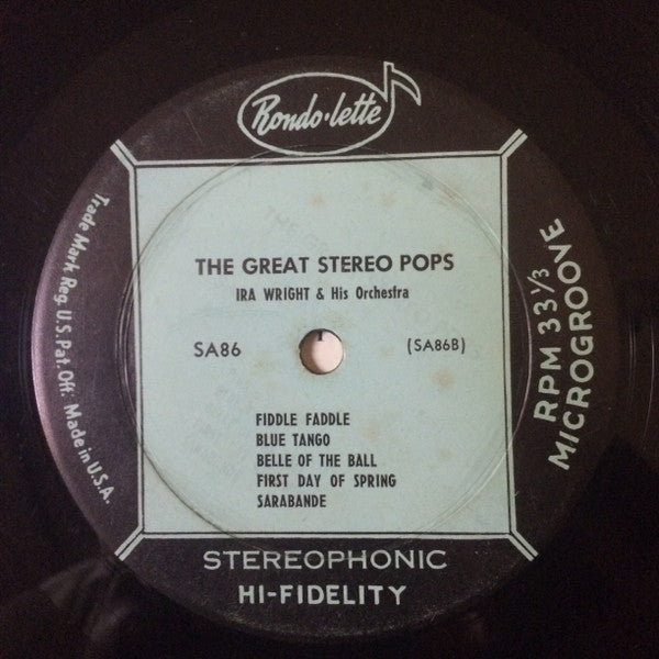 Ira Wright And His Orchestra : The Great Stero Pops of Leroy Anderson (LP)