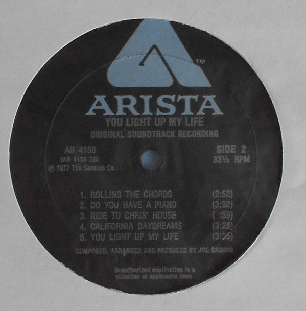 Joseph Brooks : You Light Up My Life (LP)