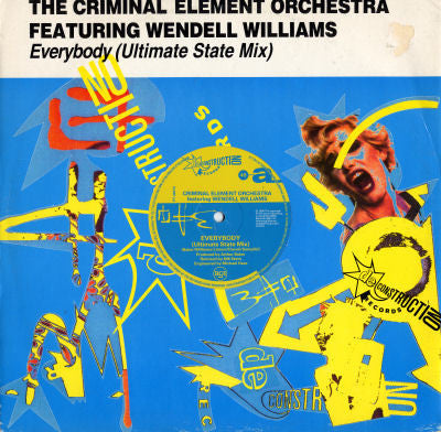 Criminal Element Orchestra : Everybody (Ultimate State Mix) (12")
