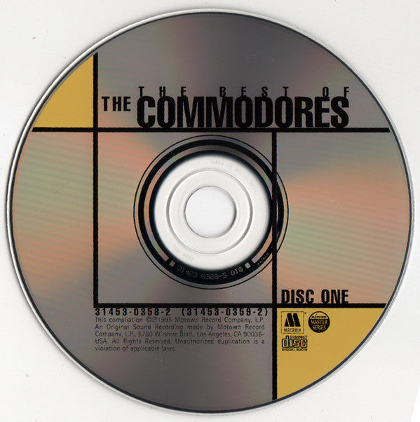 The Commodores* : The Best Of The Commodores (2xCD, Comp)