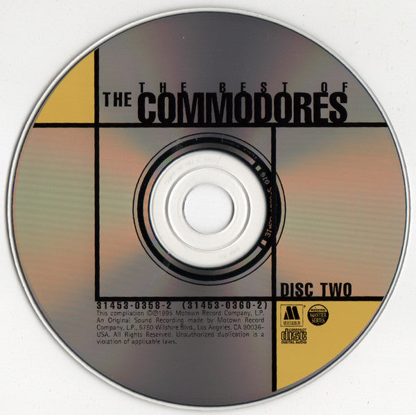 The Commodores* : The Best Of The Commodores (2xCD, Comp)