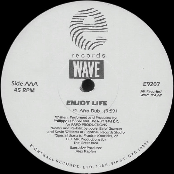 Wave : Enjoy Life (12")