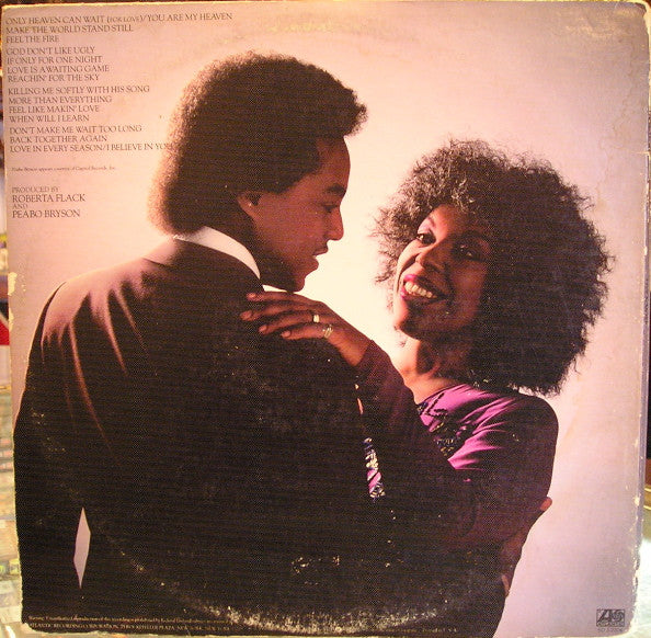 Roberta Flack And Peabo Bryson : Live & More (2xLP, Album, SP )