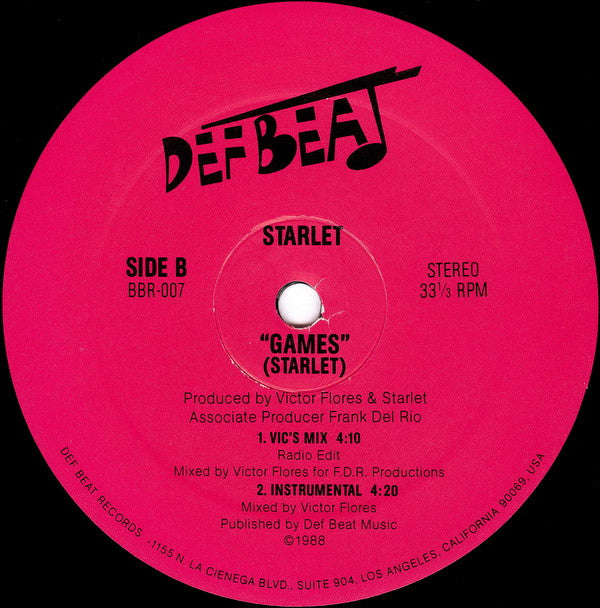 Starlet : Games (12")