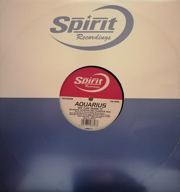 Aquarius (2) : We Can Make It (12")