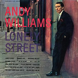 Andy Williams : Lonely Street (LP, Album, Mono, RP)