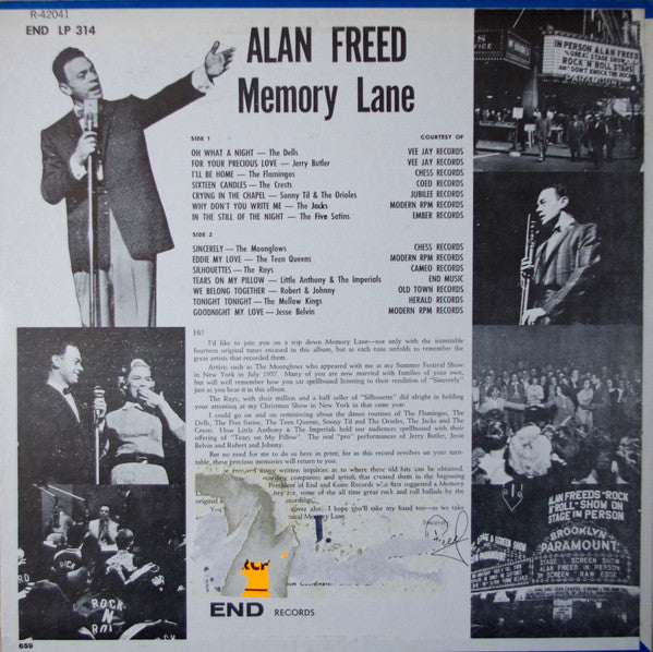 Various : Alan Freed's Memory Lane (LP, Comp, RE, Bes)