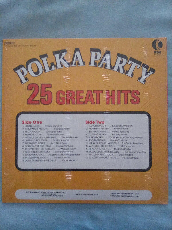 Various : Polka Party: 25 Great Hits (LP, Comp, Ltd)