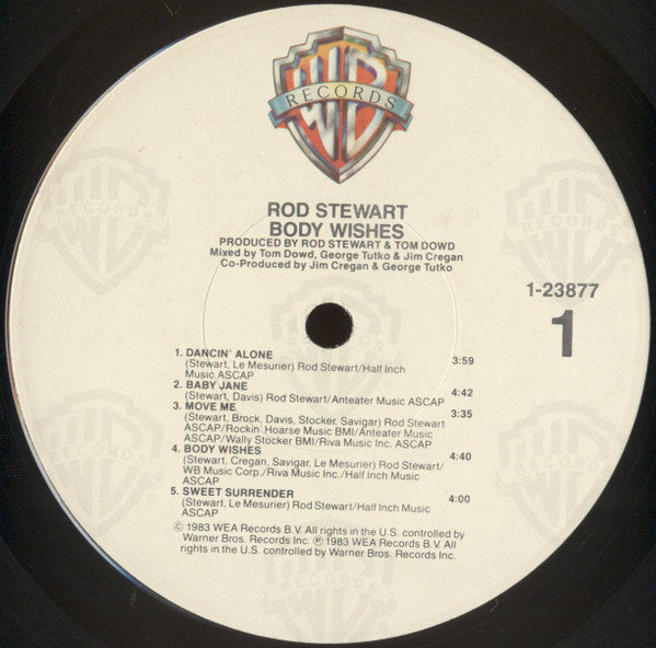 Rod Stewart : Body Wishes (LP, Album, Win)