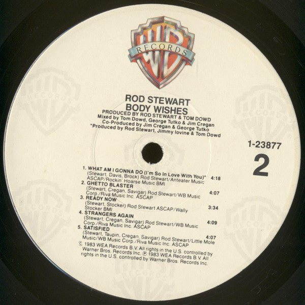 Rod Stewart : Body Wishes (LP, Album, Win)